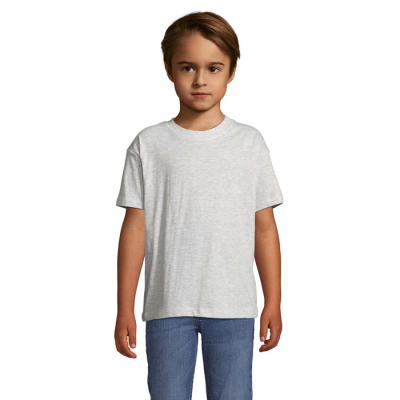 Picture of REGENT CHILDRENS TEE SHIRT 150G in White.