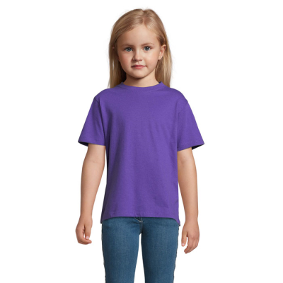 Picture of REGENT CHILDRENS TEE SHIRT 150G in Purple.