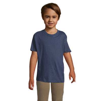Picture of REGENT CHILDRENS TEE SHIRT 150G in Blue.