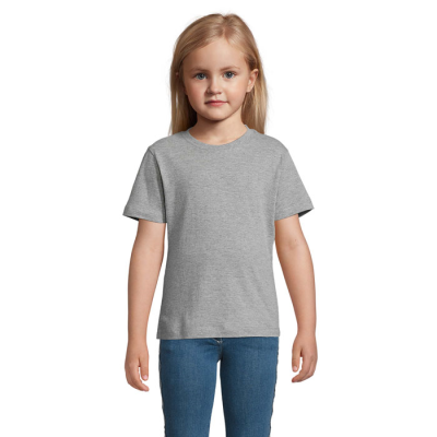 Picture of REGENT CHILDRENS TEE SHIRT 150G in Grey.