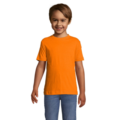 Picture of REGENT CHILDRENS TEE SHIRT 150G in Orange.