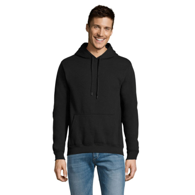 Picture of SLAM UNISEX HOODED HOODY SWEATER in Black