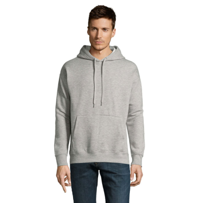 Picture of SLAM UNISEX HOODED HOODY SWEATER in Grey