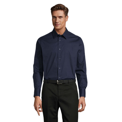 Picture of BRIGHTON STRETCH MEN SHIRT in Blue