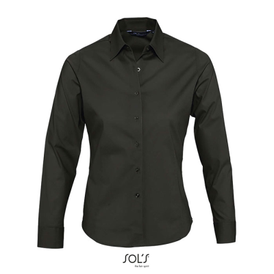 Picture of EDEN LADIES SHIRT 140G in Black.