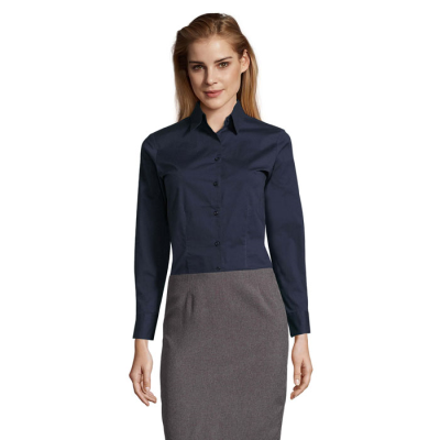 Picture of EDEN STRETCH LADIES SHIRT in Blue