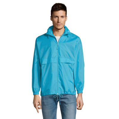 Picture of SURF UNISEX WINDBREAKER in Blue.