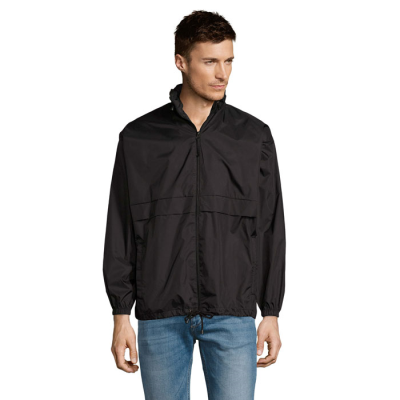 Picture of SURF UNISEX WINDBREAKER in Black.