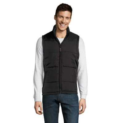 Picture of WARM QUILTED BODYWARMER in Black.