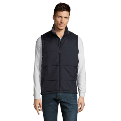 Picture of WARM QUILTED BODYWARMER in Blue.