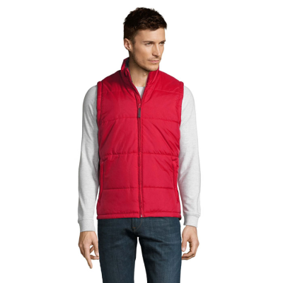 Picture of WARM QUILTED BODYWARMER in Red.