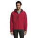 Picture of REPLAY MEN HOODED HOODY SOFTSHELL in Red