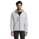 Picture of REPLAY MEN HOODED HOODY SOFTSHELL in White