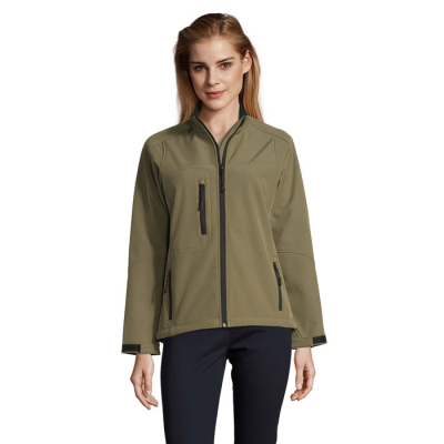 Picture of ROXY LADIES SOFTSHELL ZIP in Green