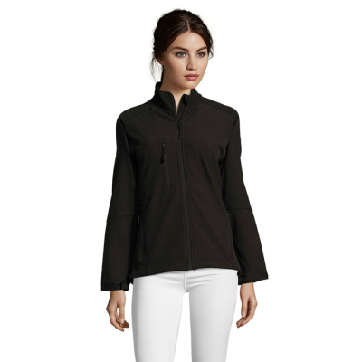 Picture of ROXY LADIES SOFTSHELL ZIP in Black