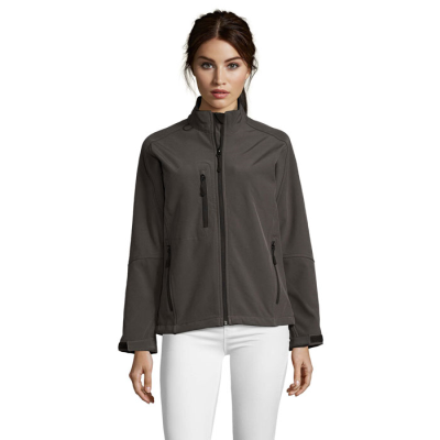 Picture of ROXY LADIES SOFTSHELL ZIP in Black