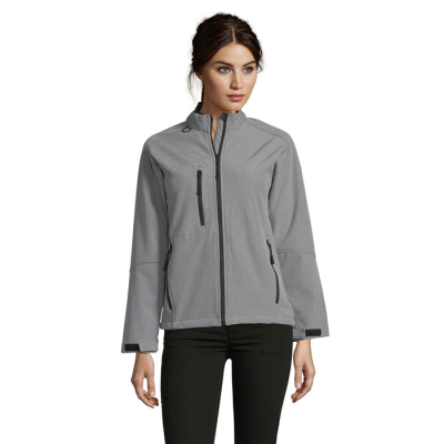 Picture of ROXY LADIES SOFTSHELL ZIP in Grey