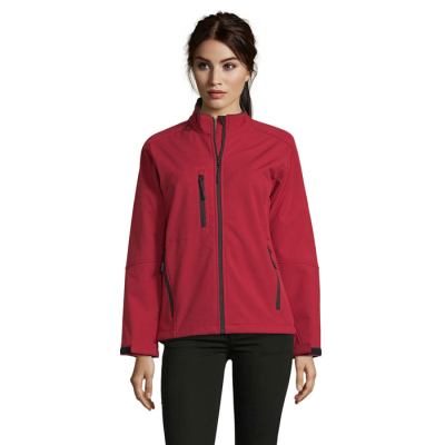 Picture of ROXY LADIES SOFTSHELL ZIP in Red