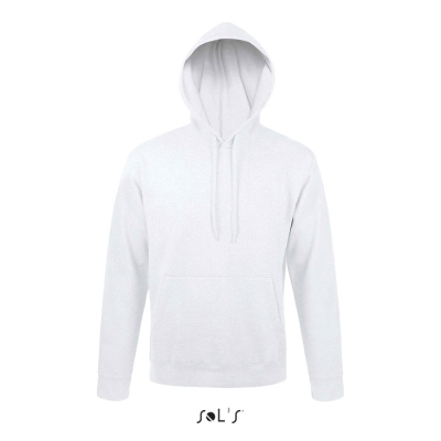 Picture of SNAKE HOOD SWEATER in White.