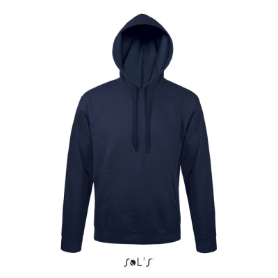 Picture of SNAKE HOOD SWEATER in Blue.