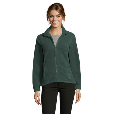Picture of NORTH LADIES ZIP FLEECE in Green