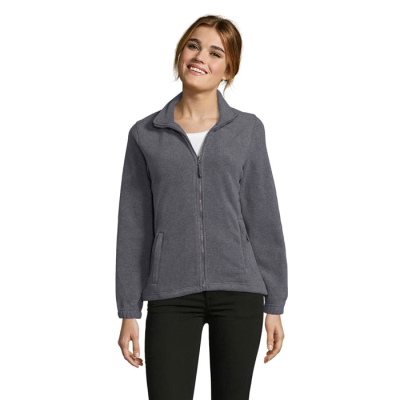 Picture of NORTH LADIES ZIP FLEECE in Grey