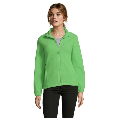 Picture of NORTH LADIES ZIP FLEECE in Green