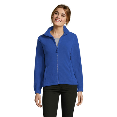 Picture of NORTH LADIES ZIP FLEECE in Blue