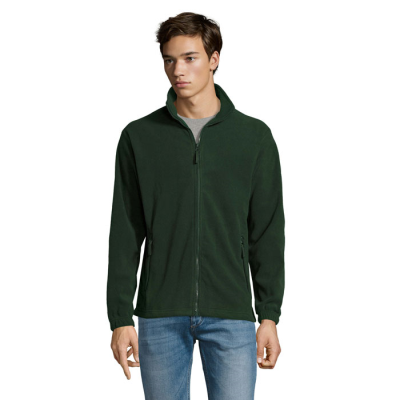 Picture of NORTH ZIP FLEECE JACKET in Green.