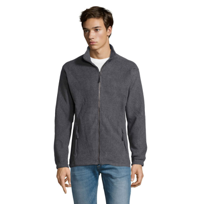 Picture of NORTH ZIP FLEECE JACKET in Grey.