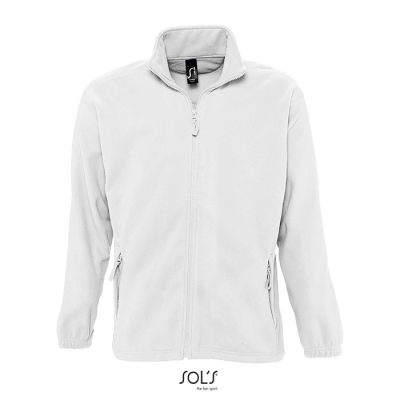 Picture of NORTH ZIP FLEECE JACKET in White.