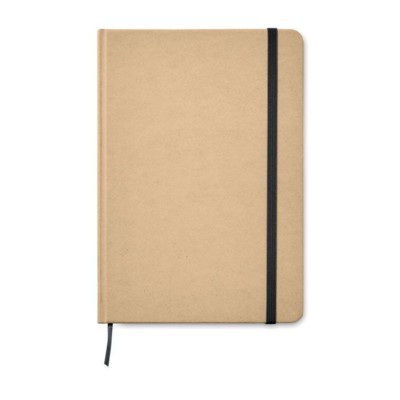 Picture of A5 NOTE BOOK RECYCLED CARTON in Black