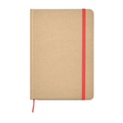 Picture of A5 NOTE BOOK RECYCLED CARTON in Red
