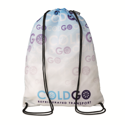 Picture of LARGE FULL COLOUR RECYCLED PET DRAWSTRING BAG