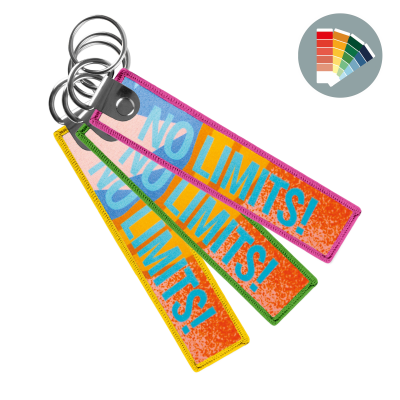 Picture of FULL COLOUR PRINTED KEY TAG with Double Metal Ring