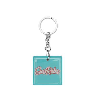 Picture of SQUARE PRE-PROGRAMMED NFC KEYRING with Domings