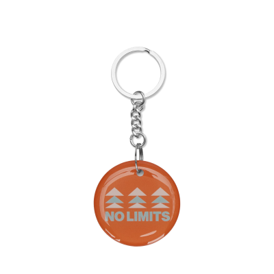 Picture of ROUND PRE-PROGRAMMED NFC KEYRING with Doming
