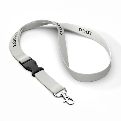 Picture of DETACHABLE BAMBOO SCREENPRINT LANYARD