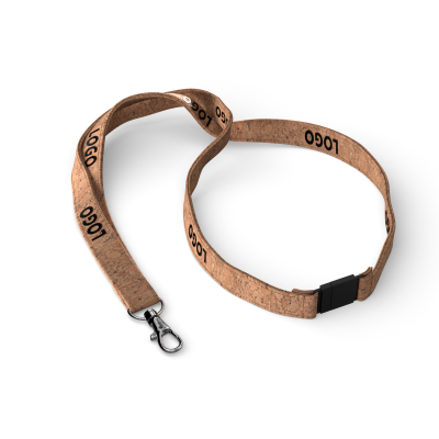 Picture of CORK SCREENPRINT LANYARD