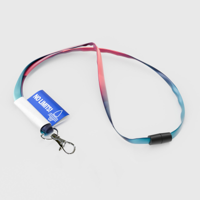 Picture of POLYESTER SUBLIMATION TUBULAR LANYARD with a Full Colour Label