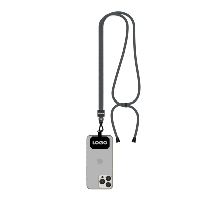 Picture of CROSSBODY 2-TONE CORD MOBILE PHONE HOLDER MADE OF POLYESTER