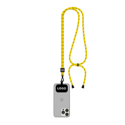 Picture of CROSSBODY 2-TONE CORD MOBILE PHONE HOLDER MADE OF POLYESTER