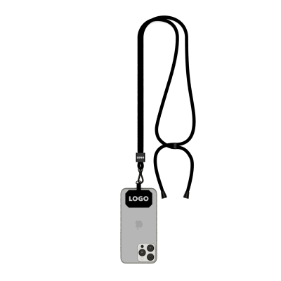 Picture of CROSSBODY 2-TONE CORD MOBILE PHONE HOLDER MADE OF RECYCLED POLYESTER (RPET)