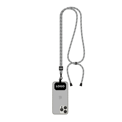 Picture of CROSSBODY 2-TONE CORD MOBILE PHONE HOLDER MADE OF RECYCLED POLYESTER (RPET)