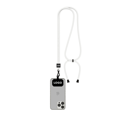 Picture of CROSSBODY 2-TONE CORD MOBILE PHONE HOLDER MADE OF RECYCLED POLYESTER (RPET)