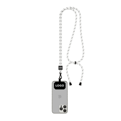Picture of CROSSBODY 2-TONE CORD MOBILE PHONE HOLDER MADE OF RECYCLED POLYESTER (RPET)