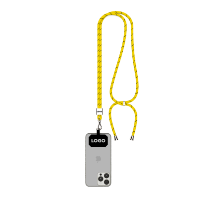 Picture of CROSSBODY 2-TONE CORD MOBILE PHONE HOLDER MADE OF RECYCLED POLYESTER (RPET)