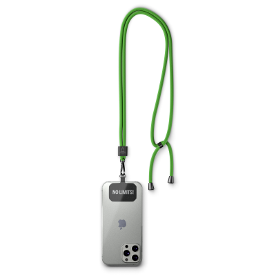 Picture of CROSSBODY, TRENDY 2-TONE CORD MOBILE PHONE HOLDER MADE OF RECYCLED POLYESTER (RPET)