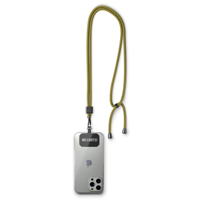 Picture of CROSSBODY, TRENDY 2-TONE CORD MOBILE PHONE HOLDER MADE OF RECYCLED POLYESTER (RPET)