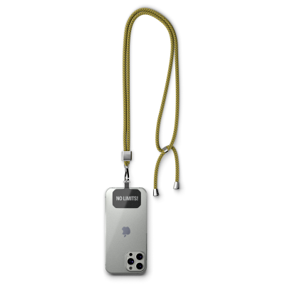 Picture of CROSSBODY, TRENDY 2-TONE CORD MOBILE PHONE HOLDER MADE OF RECYCLED POLYESTER (RPET)